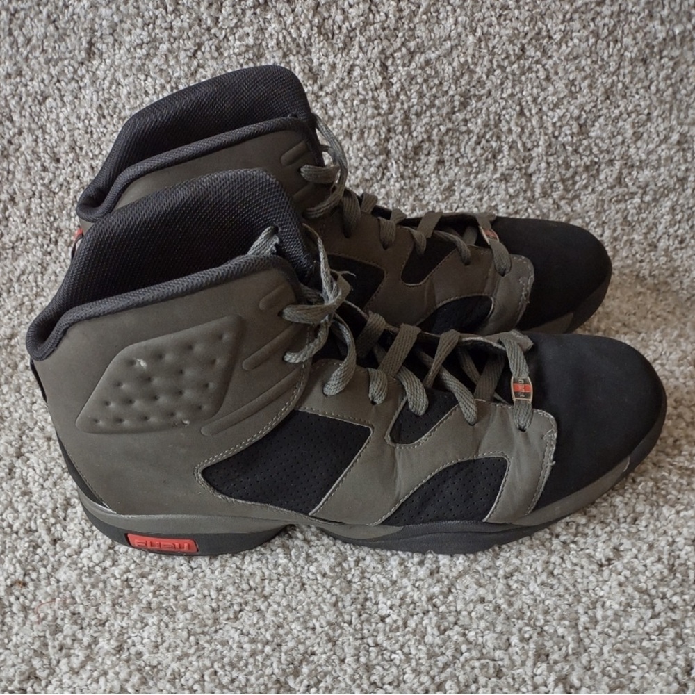 Fubu Hightop Gravel Basketball Sneakers Gray Mens 12